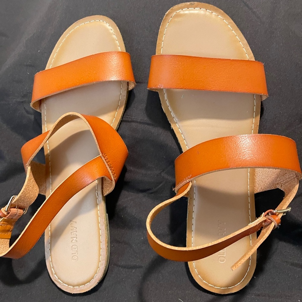 Old Navy Sandals Size 9 Women’s Strappy Ankle Gladiator Sandals - Picture 5 of 6